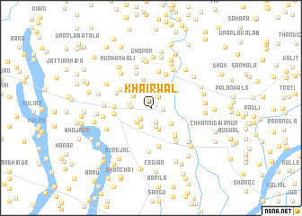 map of Khairwāl