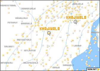 map of Khajiwāla