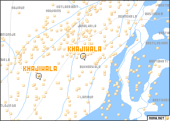 map of Khajiwāla