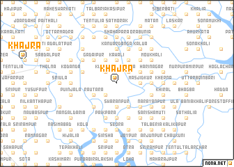 map of Khājra