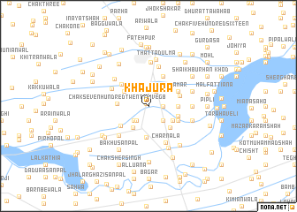 map of Khajūra