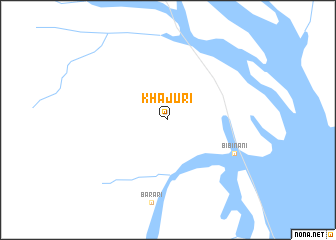 map of Khajūri