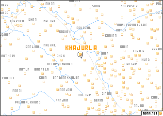 map of Khajūrla