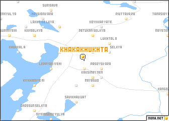 map of Khakakhukhta