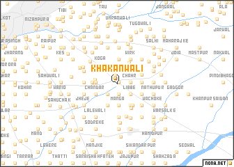 map of Khākanwāli