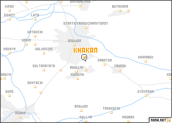 map of Khakan