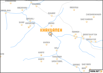 map of Khāk Dāneh