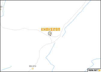 map of Khākerān