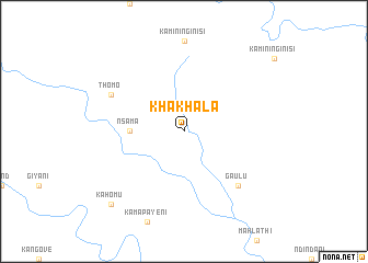 map of Khakhala