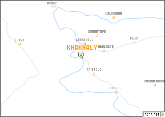 map of Khakhaly