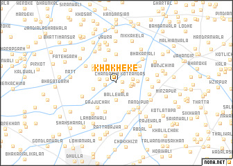 map of Khakheke