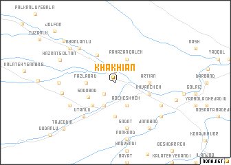 map of Khākhīān