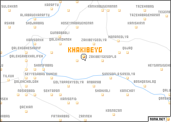 map of Khākī Beyg