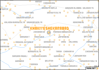 map of Khākī-ye Shekarābād