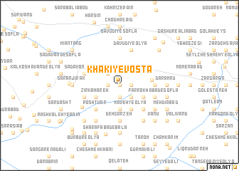 map of Khākī-ye Vosţá