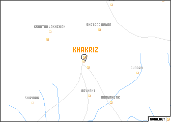 map of Khākrīz