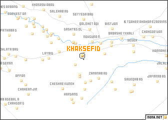 map of Khāk Sefīd