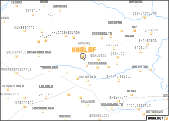 map of Khalaf
