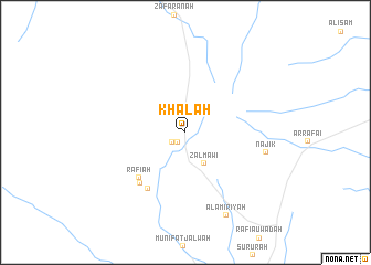 map of Khalah