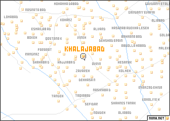 map of Khalajābād