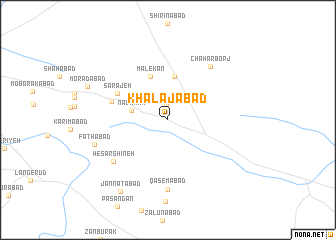 map of Khalajābād