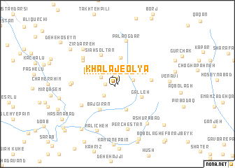 map of Khalaj-e ‘Olyā