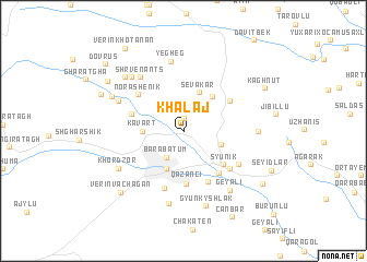 map of Khalaj