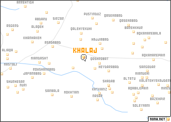 map of Khalaj
