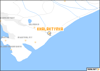 map of Khalaktyrka