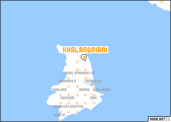 map of Khalandrianí