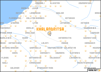 map of Khalandrítsa