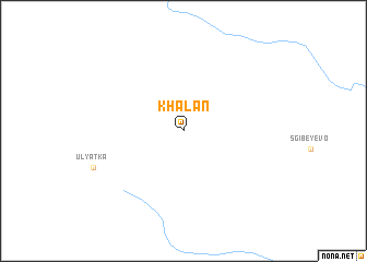 map of Khalan