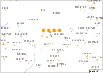 map of Khalaqah