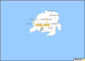 map of Khálara