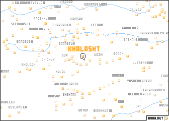 map of Khālasht