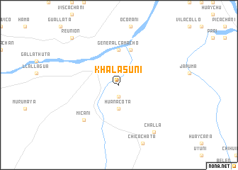 map of Khalasuni