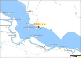 map of Khalāwī