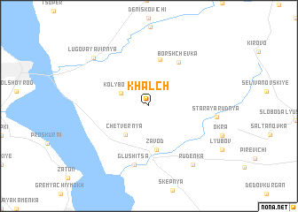 map of Khalʼch