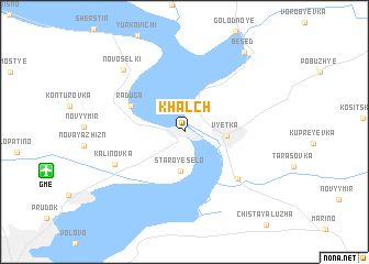 map of Khalʼch