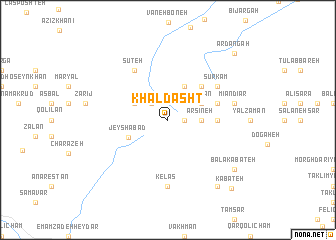 map of Khaldasht