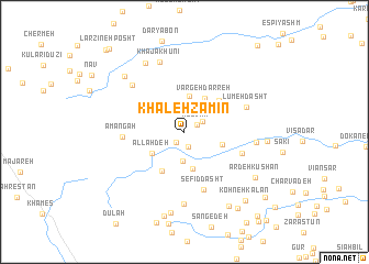 map of Khāleh Zamīn