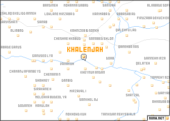 map of Khālenjah