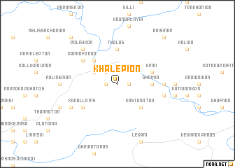 map of Khalépion