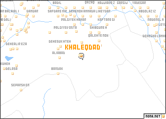 map of Khāleq Dād