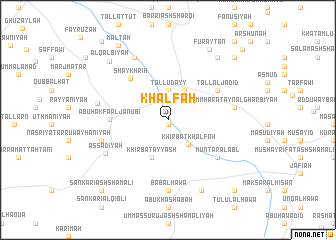 map of Khalfah