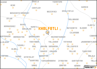 map of Khalfatlī