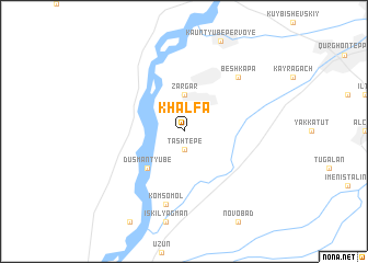 map of Khalfa