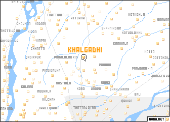 map of Khāl Gādhi