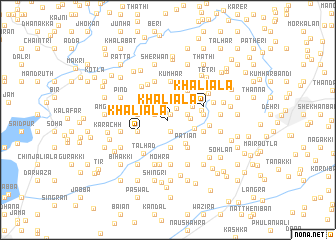 map of Khaliāla
