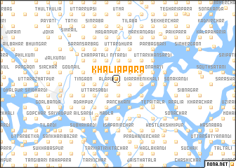 map of Khāliāpāra